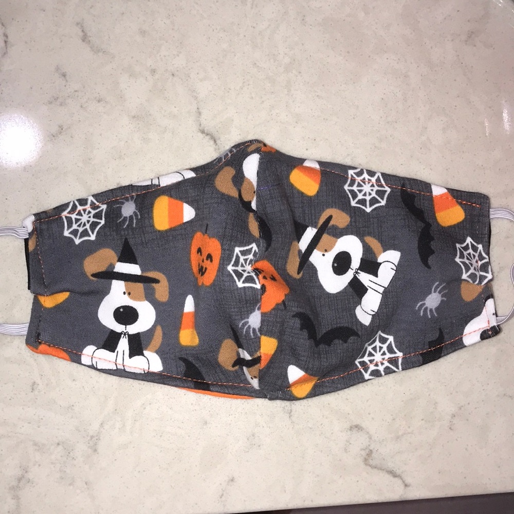 Halloween Dog Print Face Mask for ADULTS